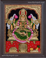 Gajalakshmi Tanjore Painting