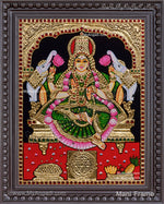 Gajalakshmi Tanjore Painting