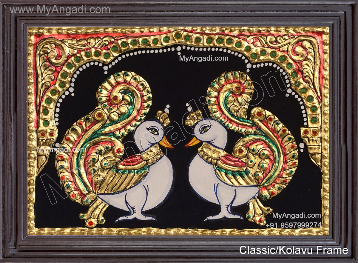 Swan Tanjore Painting