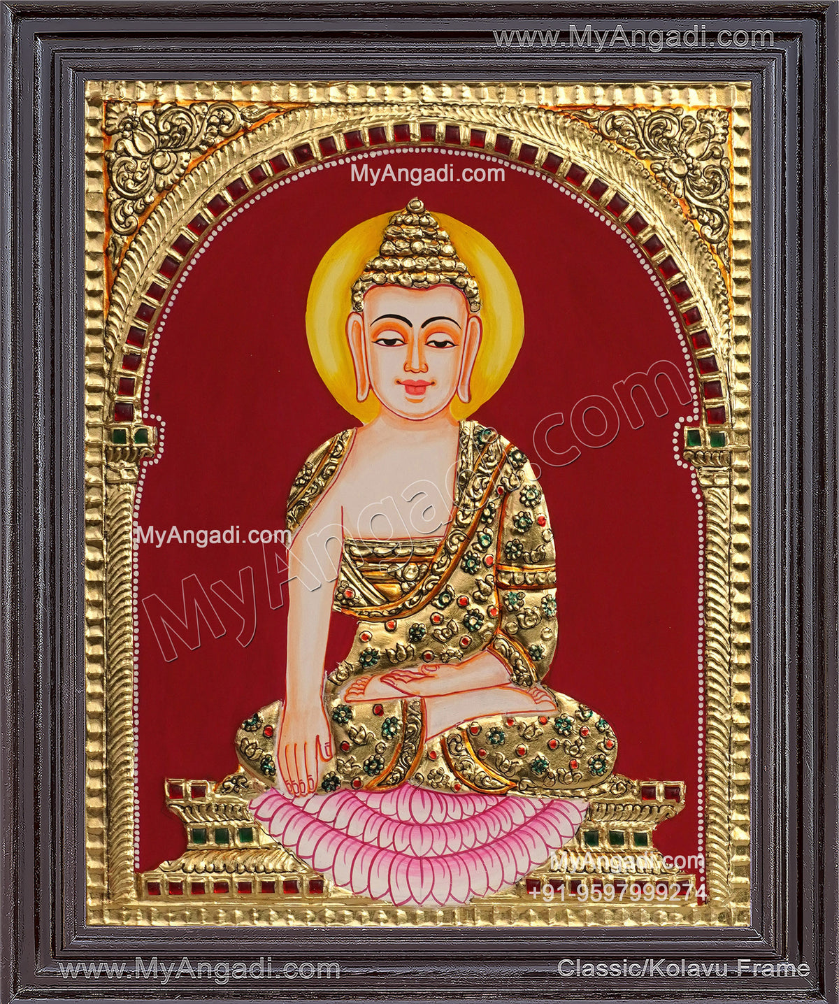 Buddha Tanjore Painting