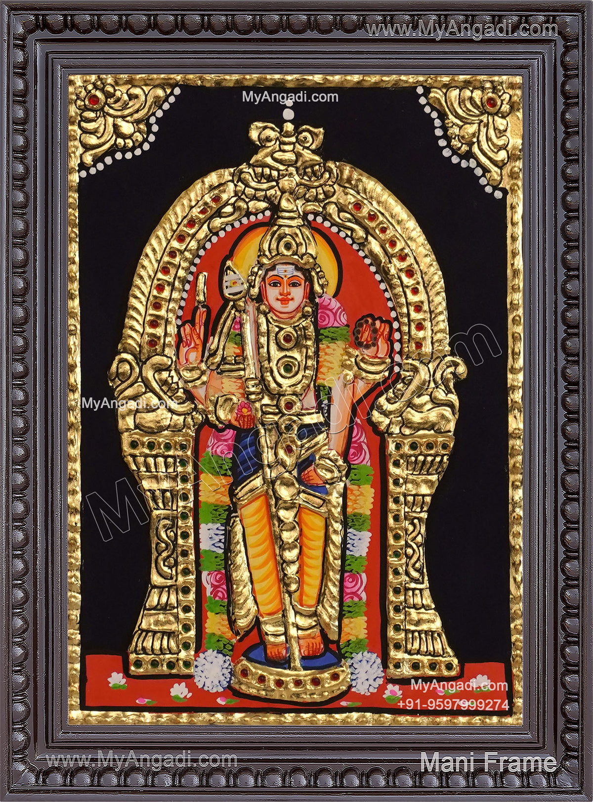 Murugar Tanjore Painting
