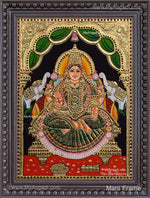Gajalakshmi Tanjore Painting