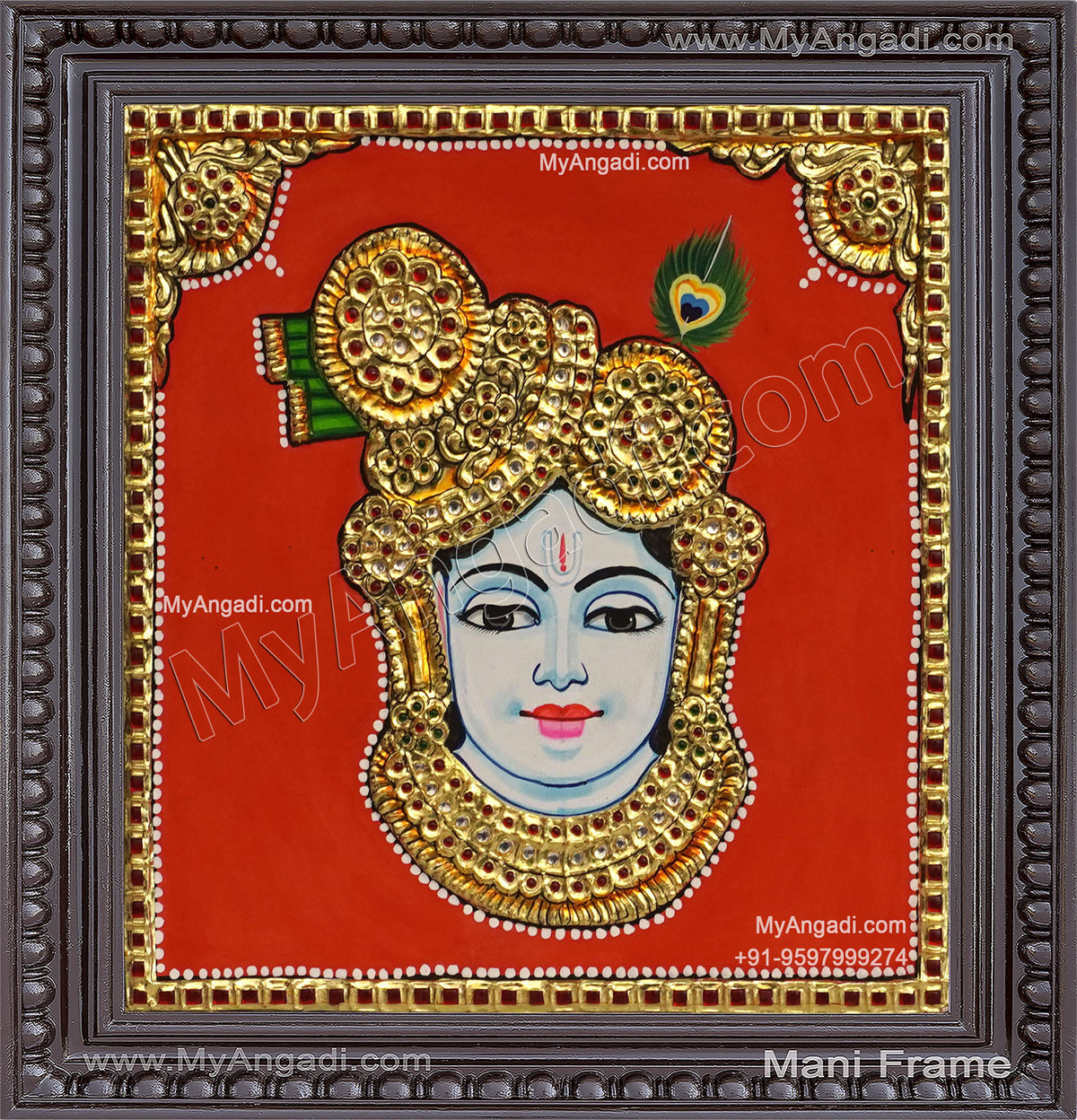 Krishna Tanjore Painting