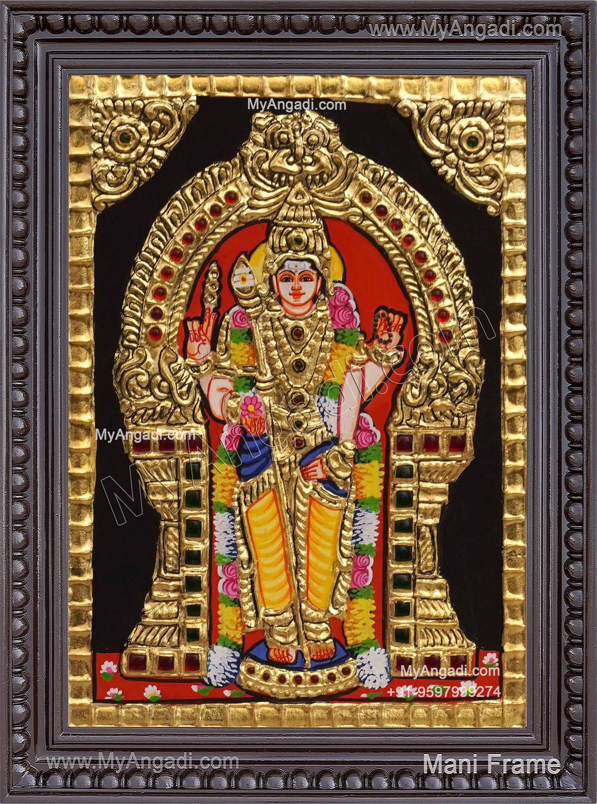 Murugar Tanjore Painting
