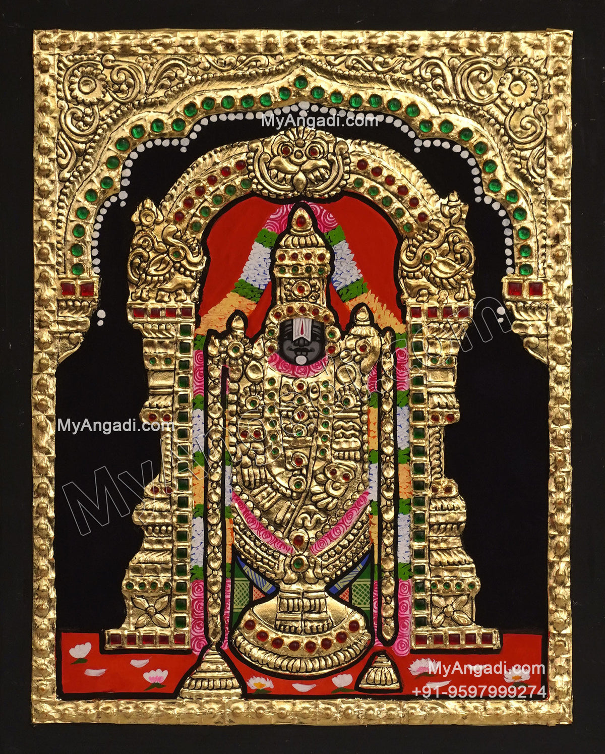 Balaji Tanjore Painting