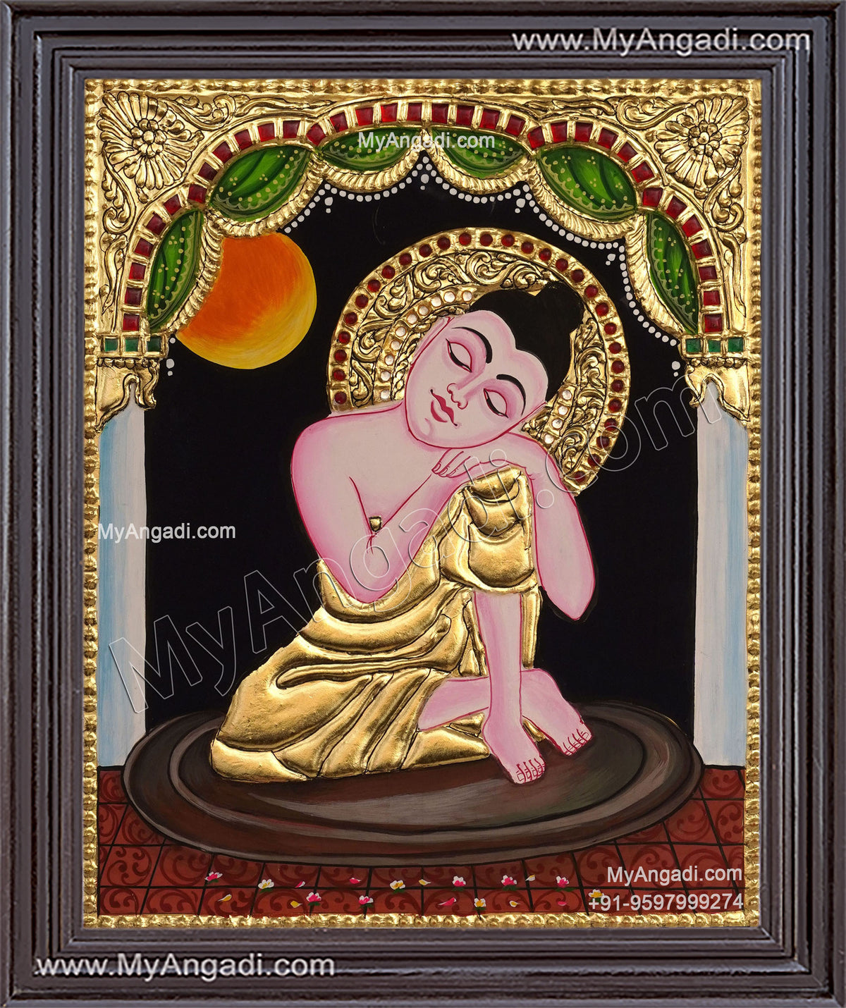 Buddha Tanjore Painting