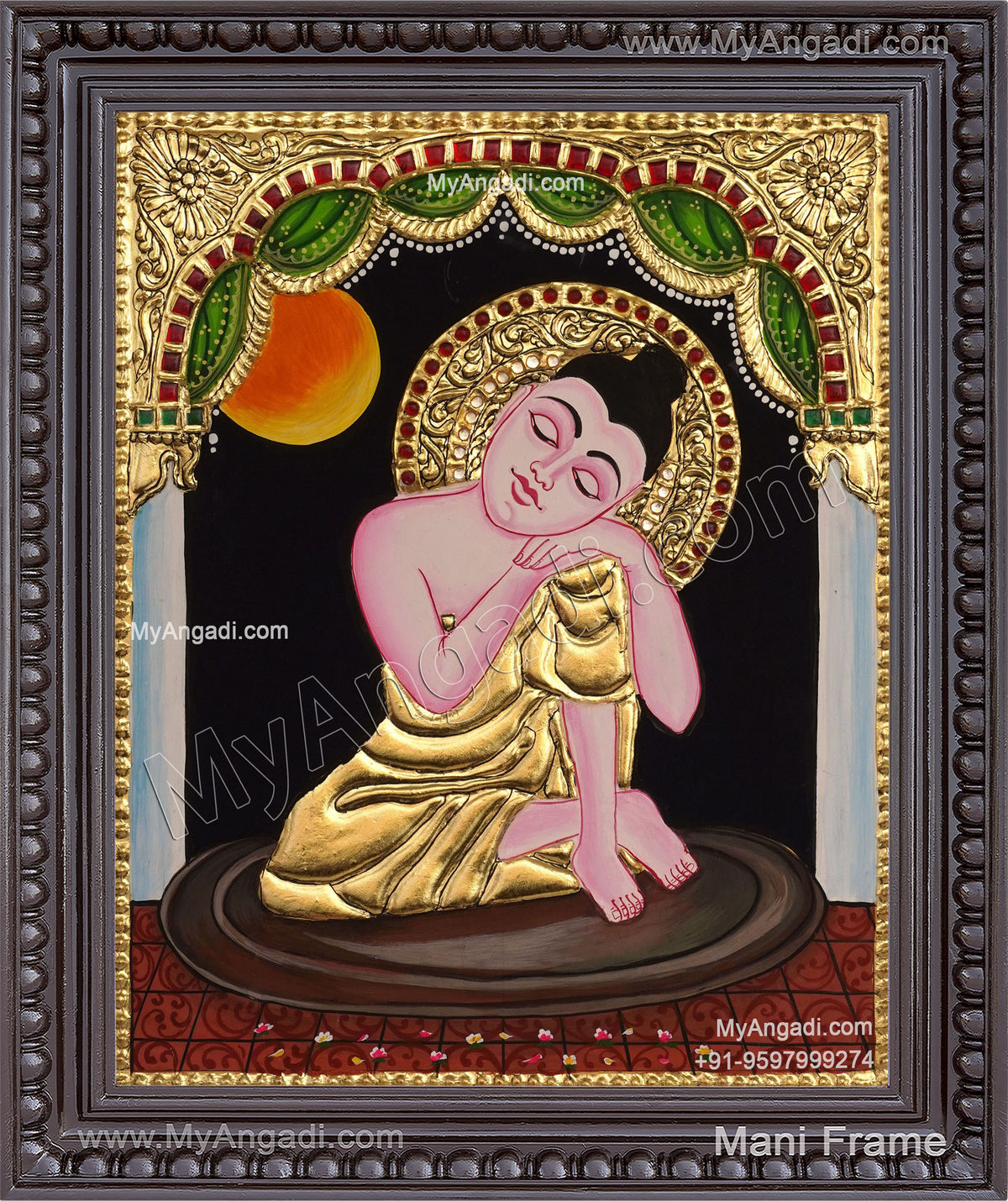 Buddha Tanjore Painting