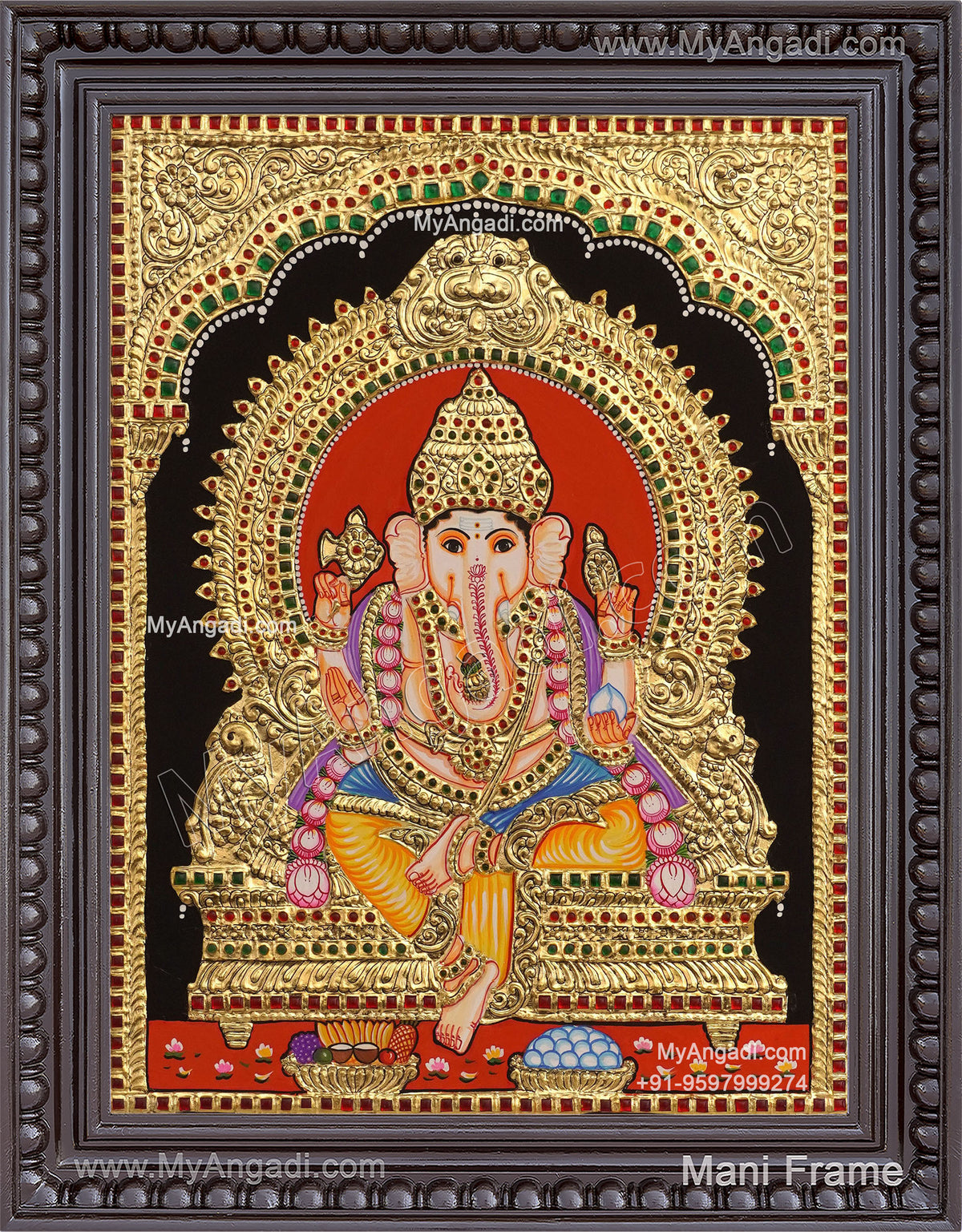 Ganesha Tanjore Painting