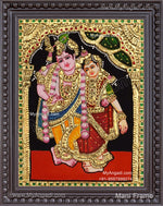 Kannan Rukmani Tanjore Painting