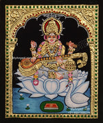 5 Set Ganesha Murugan Balaji Lakshmi Saraswathi Tanjore painting