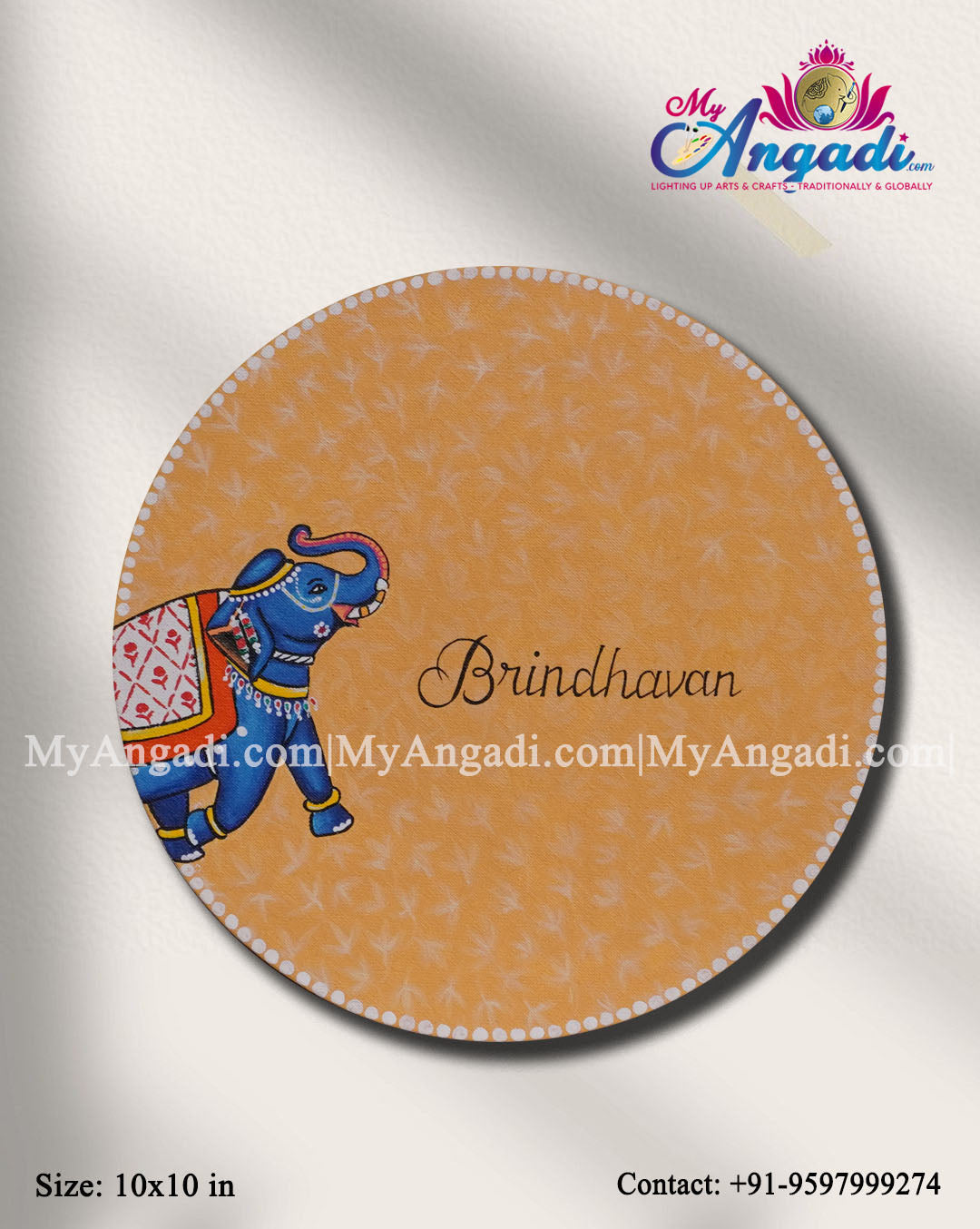 Elephant Wall Art Canvas Painting