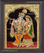 Radha Krishna Tanjore Painting