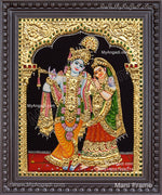 Radha Krishna Tanjore Painting