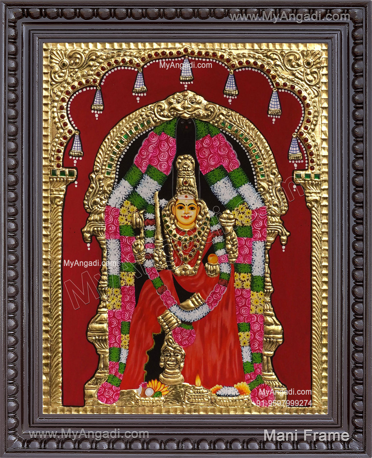 Angalamman Tanjore Painting