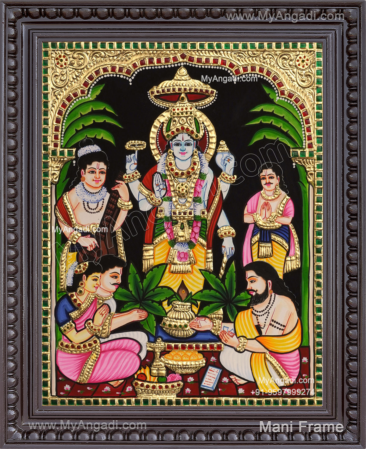 Sathya Narayana Tanjore Painting