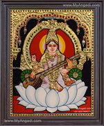 Saraswathi Tanjore Painting
