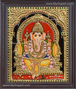 Ganesha Tajore Painting
