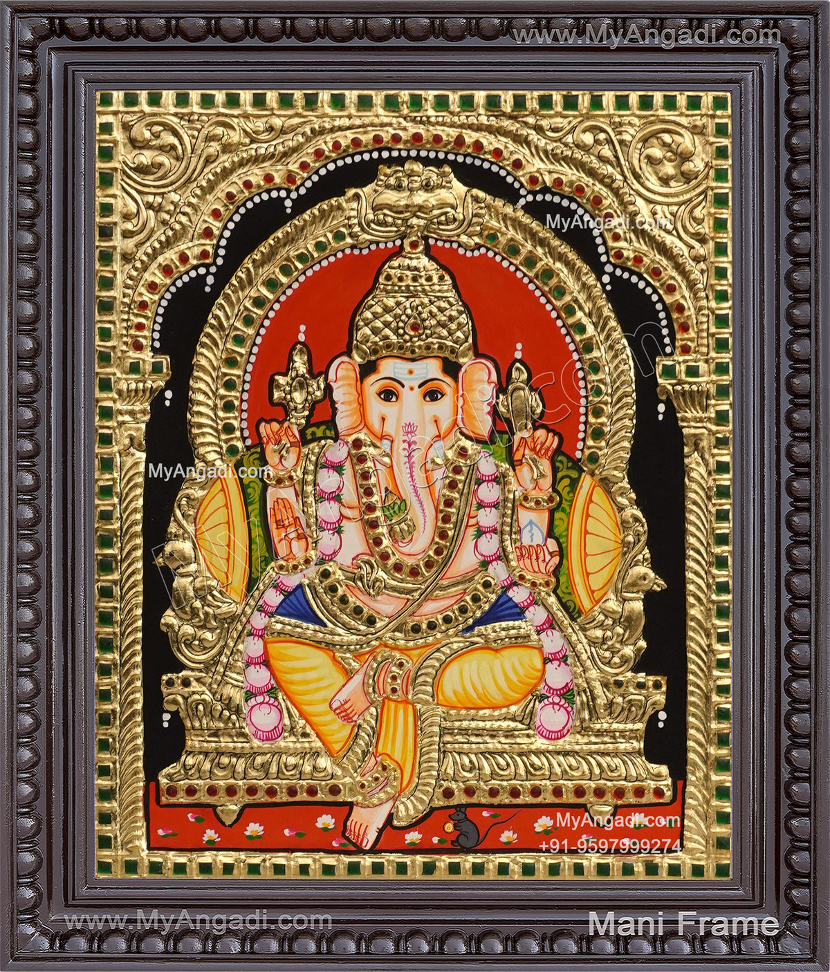 Ganesha Tajore Painting
