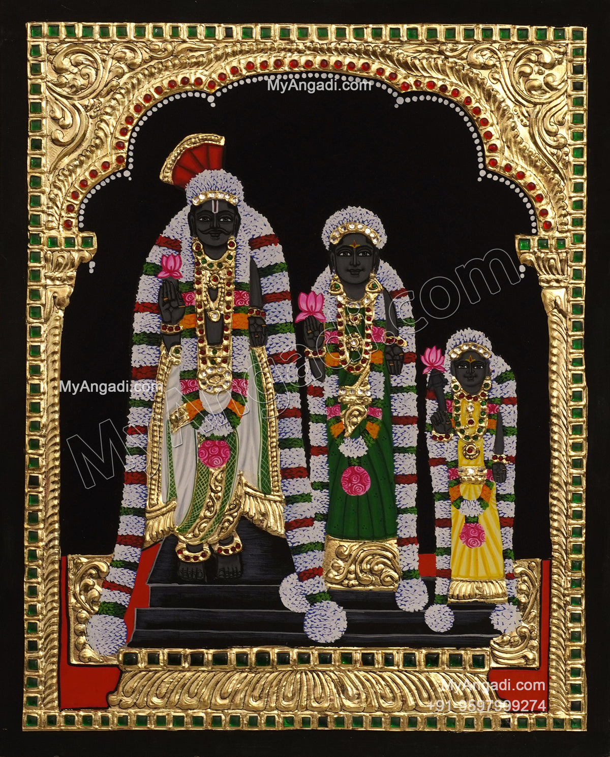 Gangammal Tanjore Painting