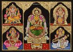 5 PanelTanjore Painting