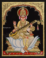 5 Set Ganesha Murugan Balaji Lakshmi Saraswathi Tanjore painting