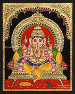 5 Set Ganesha Murugan Balaji Lakshmi Saraswathi Tanjore painting