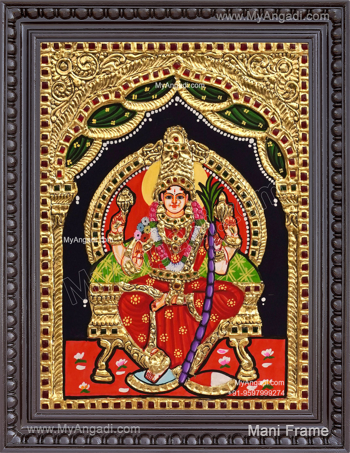 Lalitha Devi Tanjore Painting