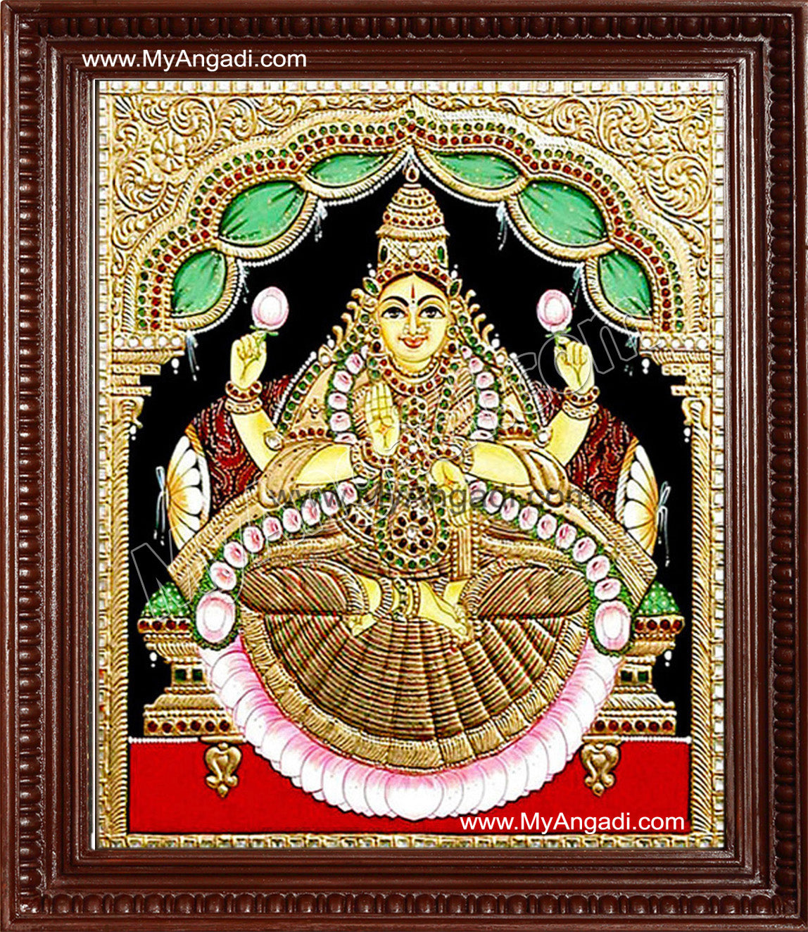 Aishwarya Lakshmi Tanjore Painting, Ishwarya Lakshmi Tanjore Painting