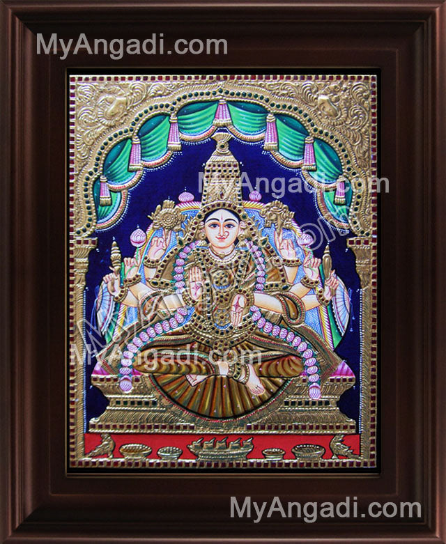 Aishwarya Lakshmi Tanjore Painting, Ishwarya Lakshmi Tanjore Painting
