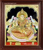 Gaja Lakshmi Tanjore Painting, Gajalakshmi Tanjore Painting