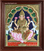 Gaja Lakshmi Tanjore Painting