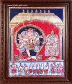 Natarajar Dance Tanjore Painting, Nataraja Tanjore Painting