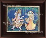 Radha Krishna Tanjore Painting, Krishna Tanjore Painting