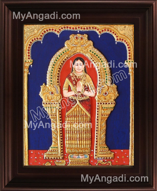 Akkamal Tanjore Painting, Amman Tanjore Painting
