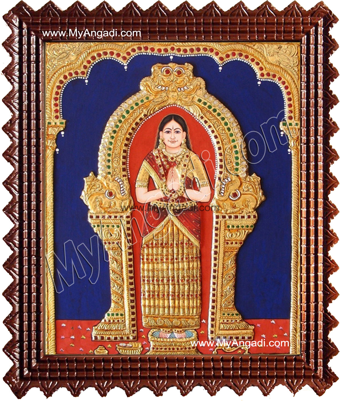 Akkamal Tanjore Painting, Amman Tanjore Painting