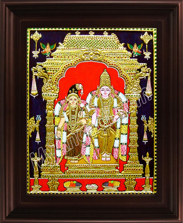Aandal Tanjore Painting, Andal Tanjore Painting