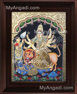 Durgai Tanjore Painting, Amman Tanjore Painting