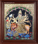Durgai Tanjore Painting, Amman Tanjore Painting