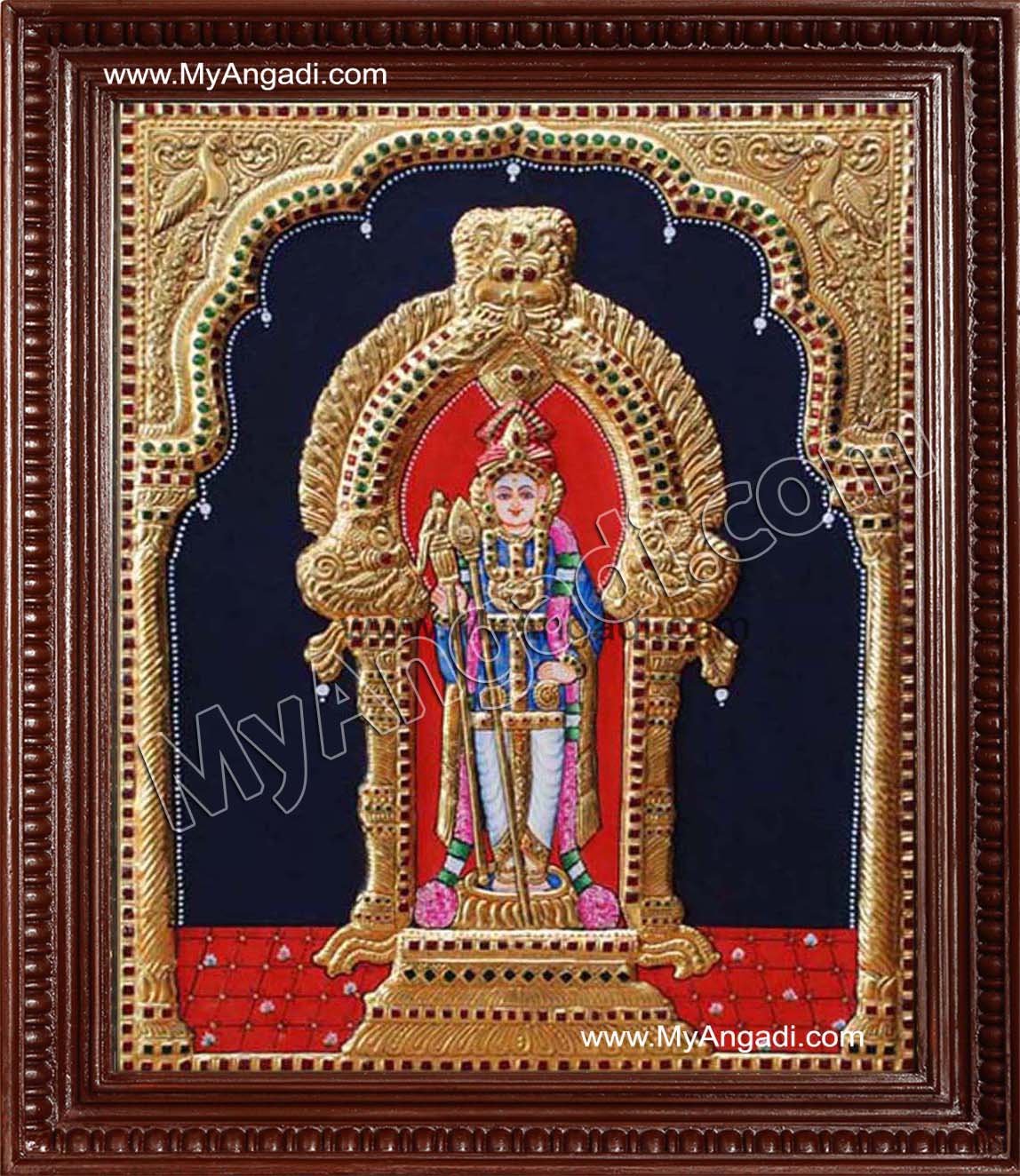 Murugan Tanjore Painting, Murugar Tanjore Painting