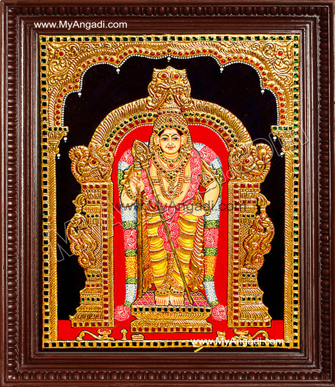 Murugan Tanjore Painting, Murugar Tanjore Painting