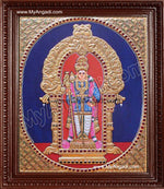 Oval Murugan Tanjore Painting, Murugar Tanjore Painting