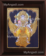Vishnu Karudan Tanjore Painting, Vishnu Tanjore Painting