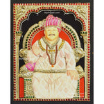 3D Satpal Maharaj tanjore painting
