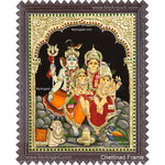 Shiva Family Tanjore Paintings