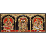 3D 3 Panel Tanjore Paintings