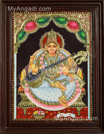 Saraswathi Tanjore Painting