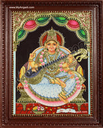 Saraswathi Tanjore Painting