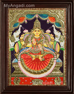 Gajalakshmi Tanjore Painting