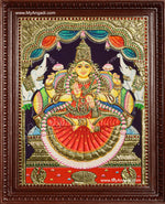Gajalakshmi Tanjore Painting