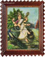 Saraswathi Tanjore Painting